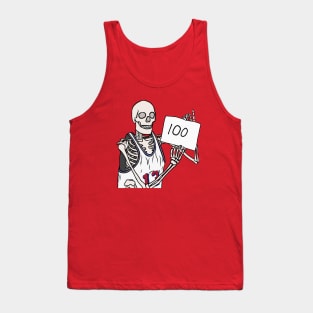 Skeleton Wilt Chamberlain 100 Points Tank Top